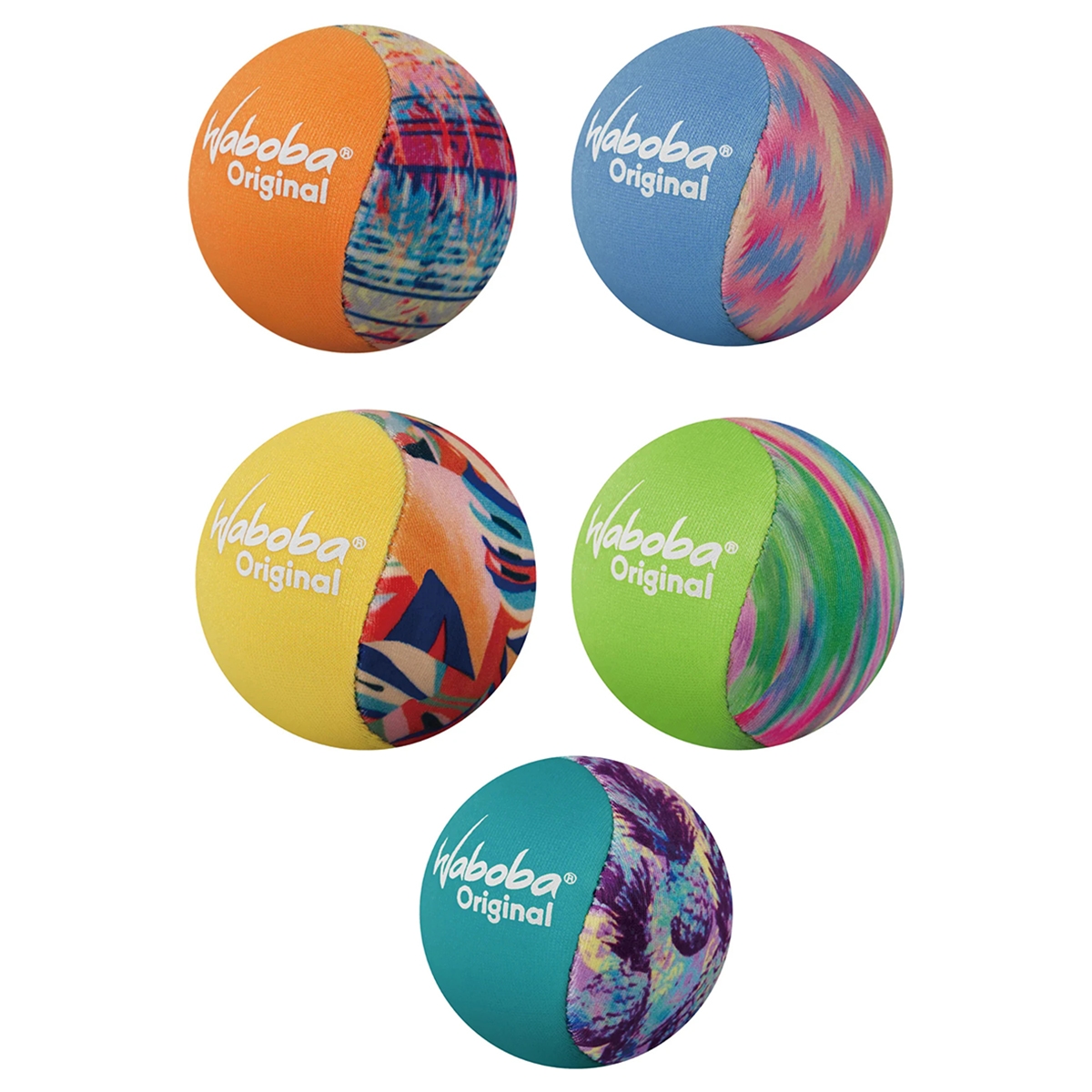 ووبوبا - مجموعة مضارب شاطئية مزخرفة للجنسين، 3-4 سنوات، مجموعة من 2