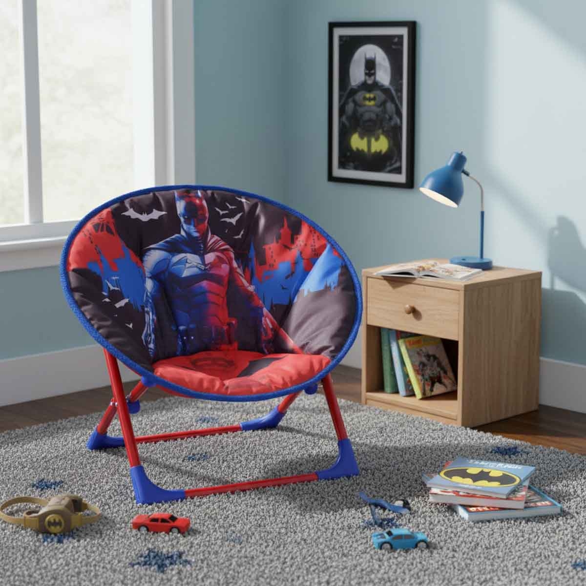 وارنر بروس باتمان كرسي قمري للأولاد، 3-4 سنوات