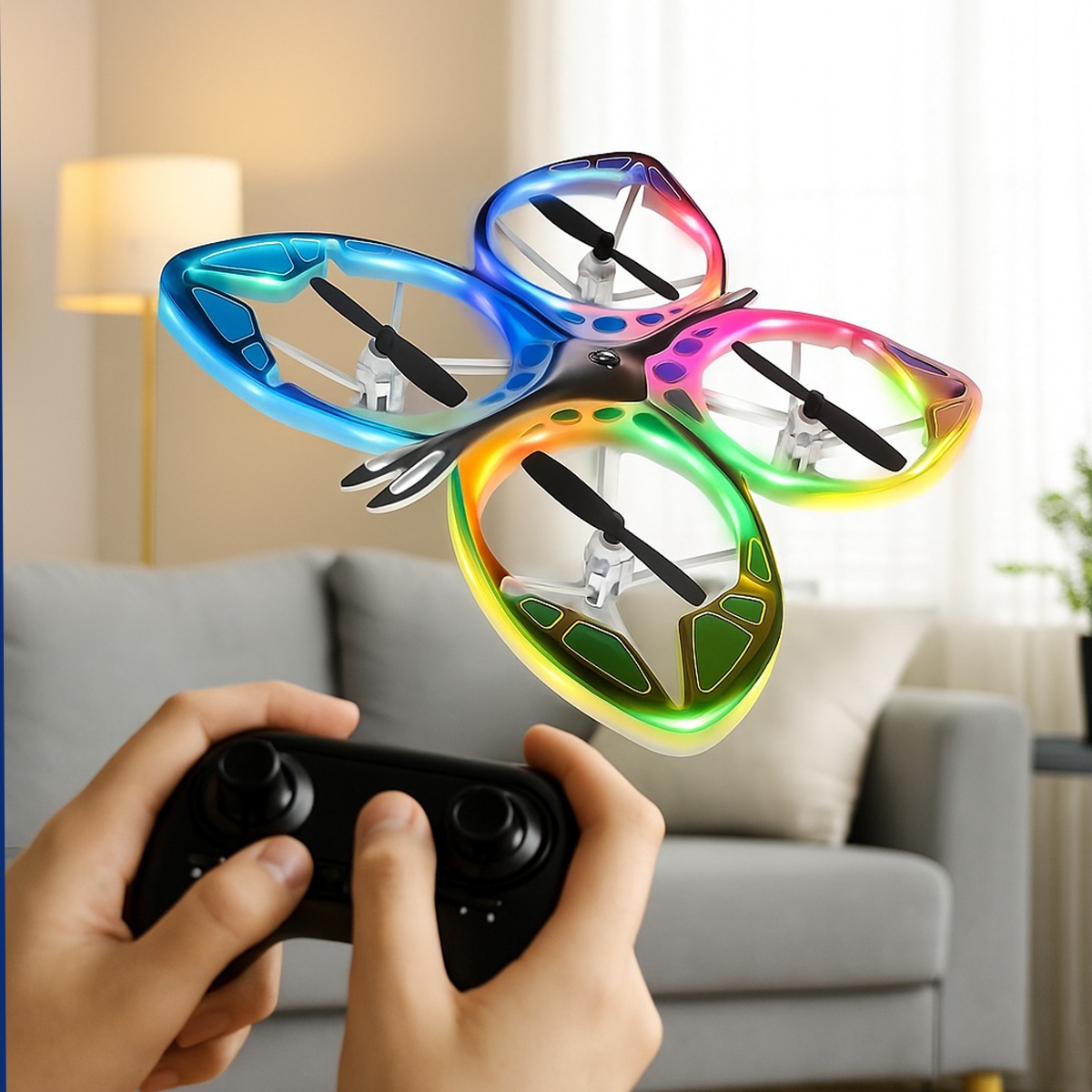 هيليكماكس - طائرة بدون طيار بشكل فراشة متنوعة للجنسين، 13 سنة فما فوق