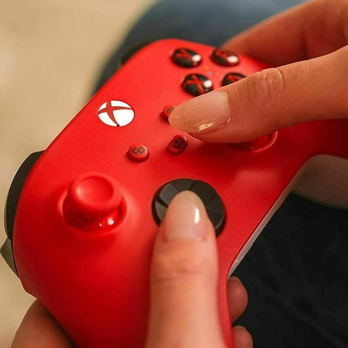اكس بوكس وحدة تحكم لاسلكية أحمر بالس لأجهزة اكس بوكس سيريس X/S