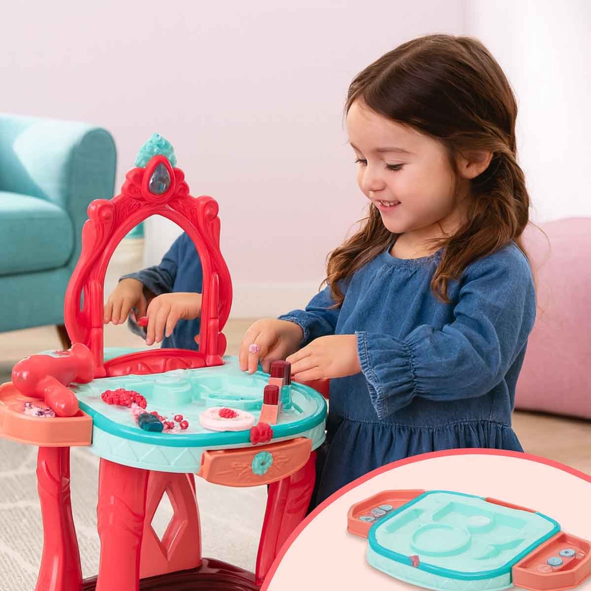 شيونغ تشينغ مجموعة تجميل ملاك للبنات 3-4 سنوات