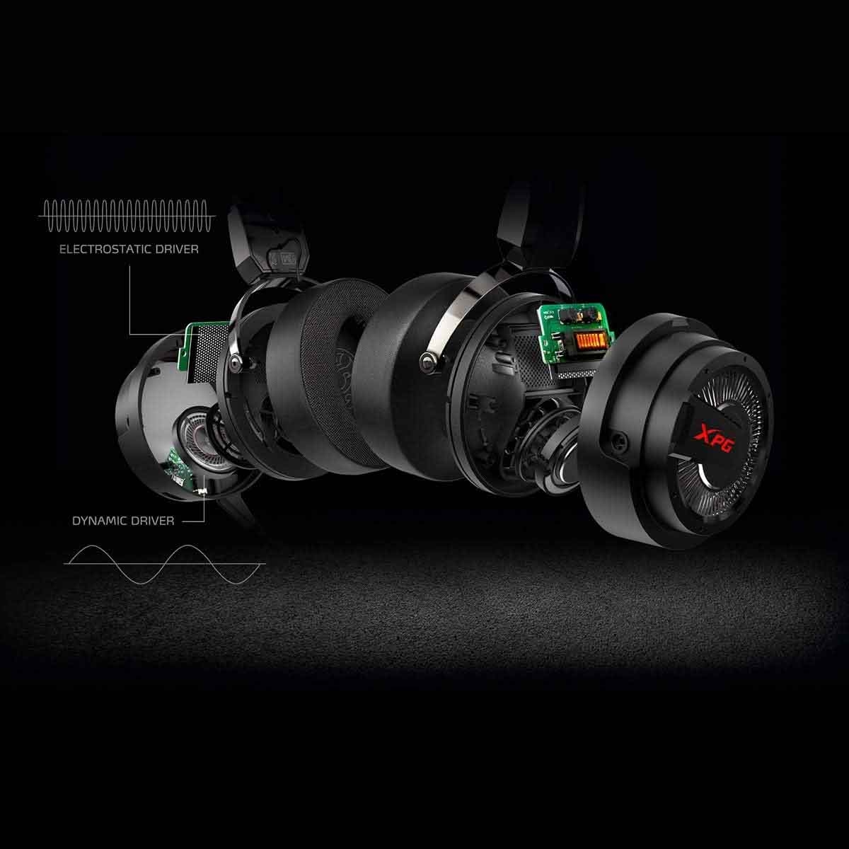 إكس بي جي سماعة ألعاب سلكية Precog Analog بمشغلات مزدوجة ومدخل 3.5mm