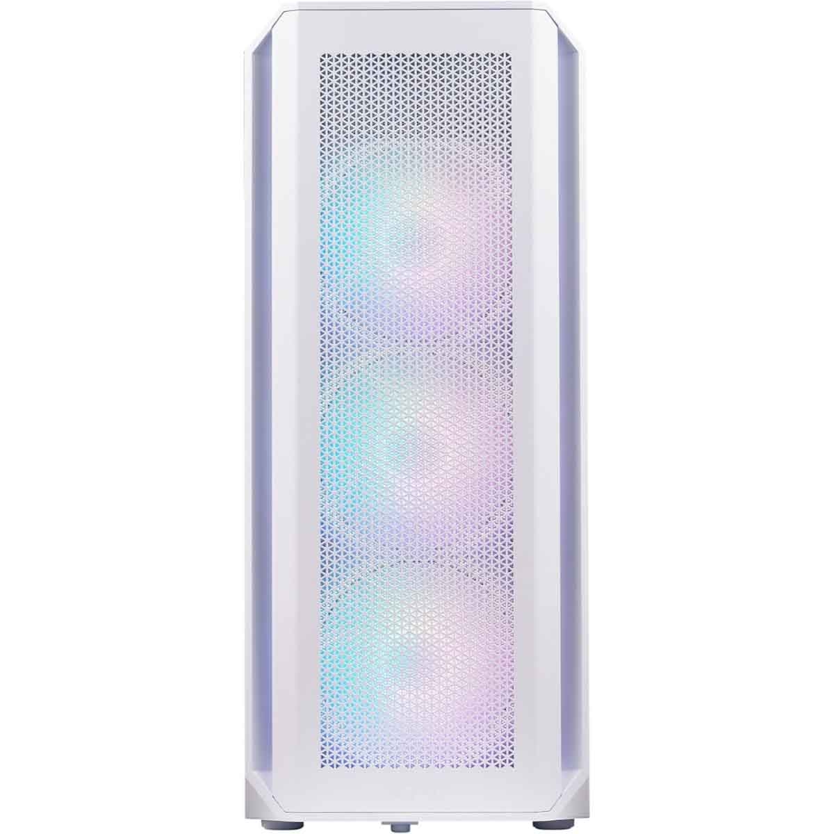إكس بي جي كيس كمبيوتر ATX باللون الأبيض مع 4 مراوح ARGB سلسلة Valor Air Plus مع دعم ردياتير 360mm