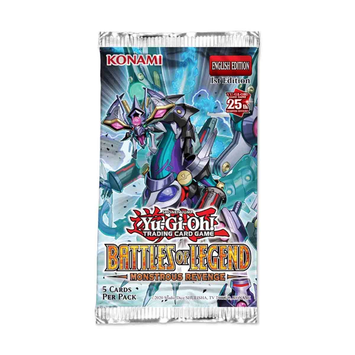 يوغي أوه! مجموعة تعزيزية أسطورية: انتقام الوحوش، لعبة بطاقات تداول متنوعة للجنسين، من عمر 5 إلى 7 سنوات