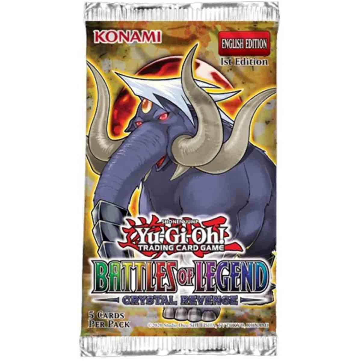 يوغي أوه! مجموعة تعزيزية أسطورية: انتقام الكريستال، لعبة بطاقات تداول متنوعة للجنسين، من عمر 5 إلى 7 سنوات