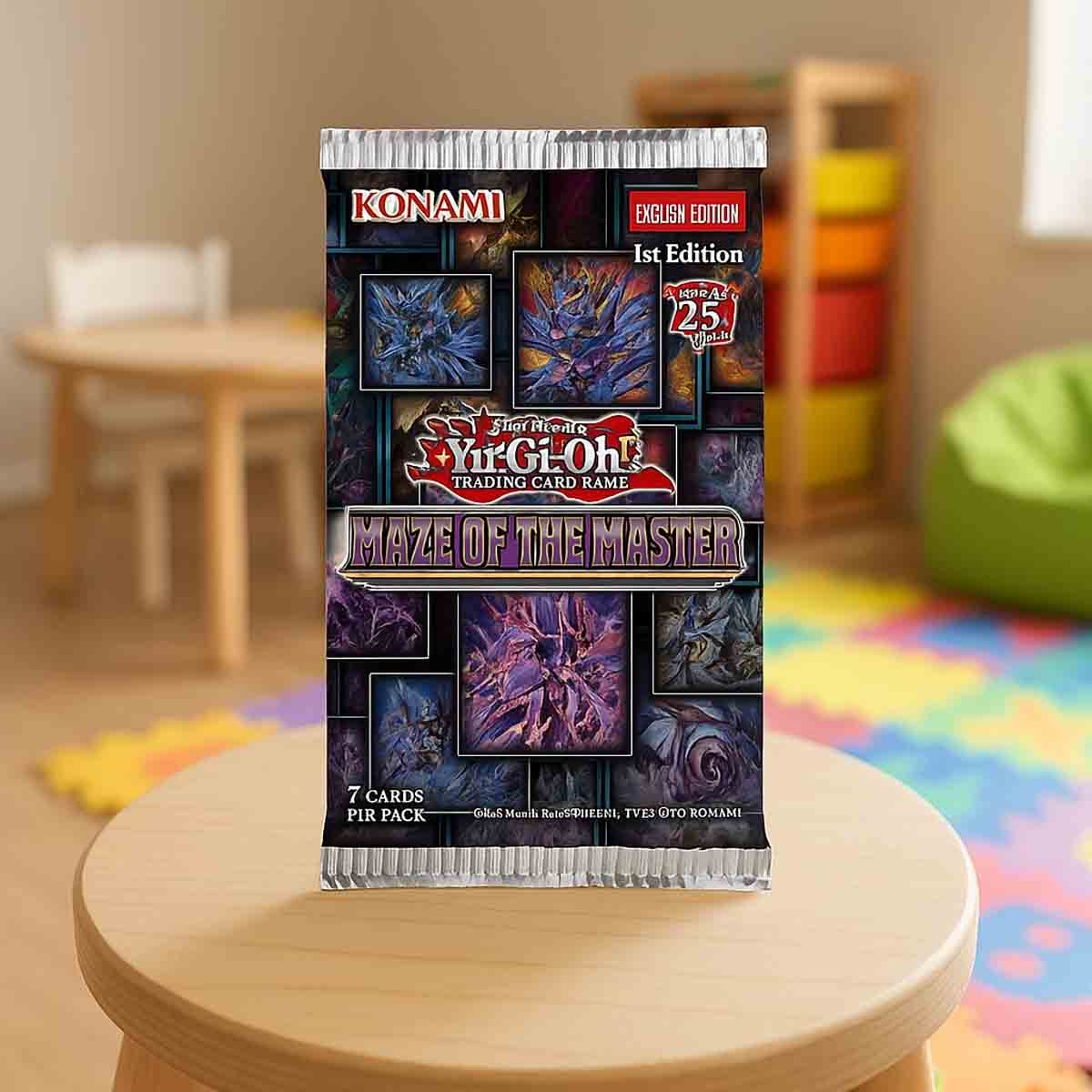 يوغي أوه! مجموعة تعزيزية متاهة السيد، لعبة بطاقات تداول للجنسين، من عمر 5 إلى 7 سنوات
