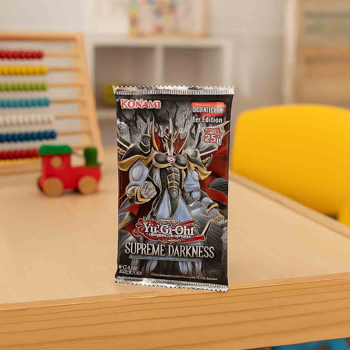 يوغي أوه! مجموعة تعزيزية ظلام مطلق، لعبة بطاقات تداول للجنسين، من عمر 5 إلى 7 سنوات