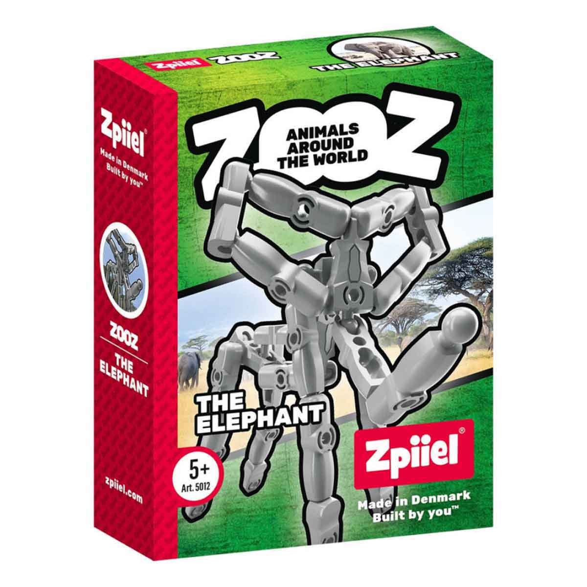 زبيل زوز مجسم فيل من مكعبات للجنسين 5 - 7 سنوات