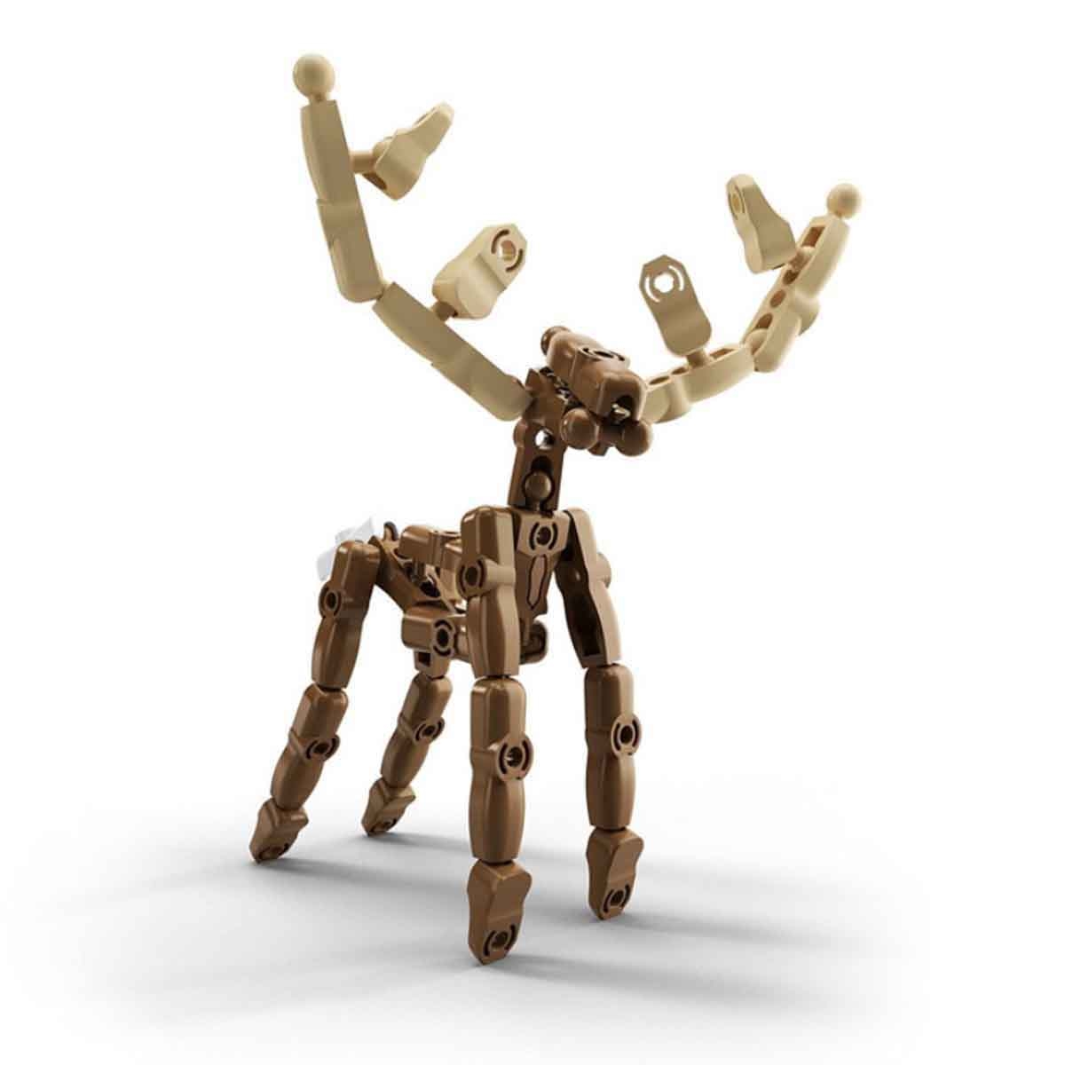 زبيل زوز مجسم إلك من مكعبات للجنسين 5 - 7 سنوات